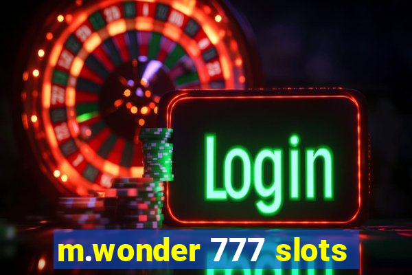 m.wonder 777 slots